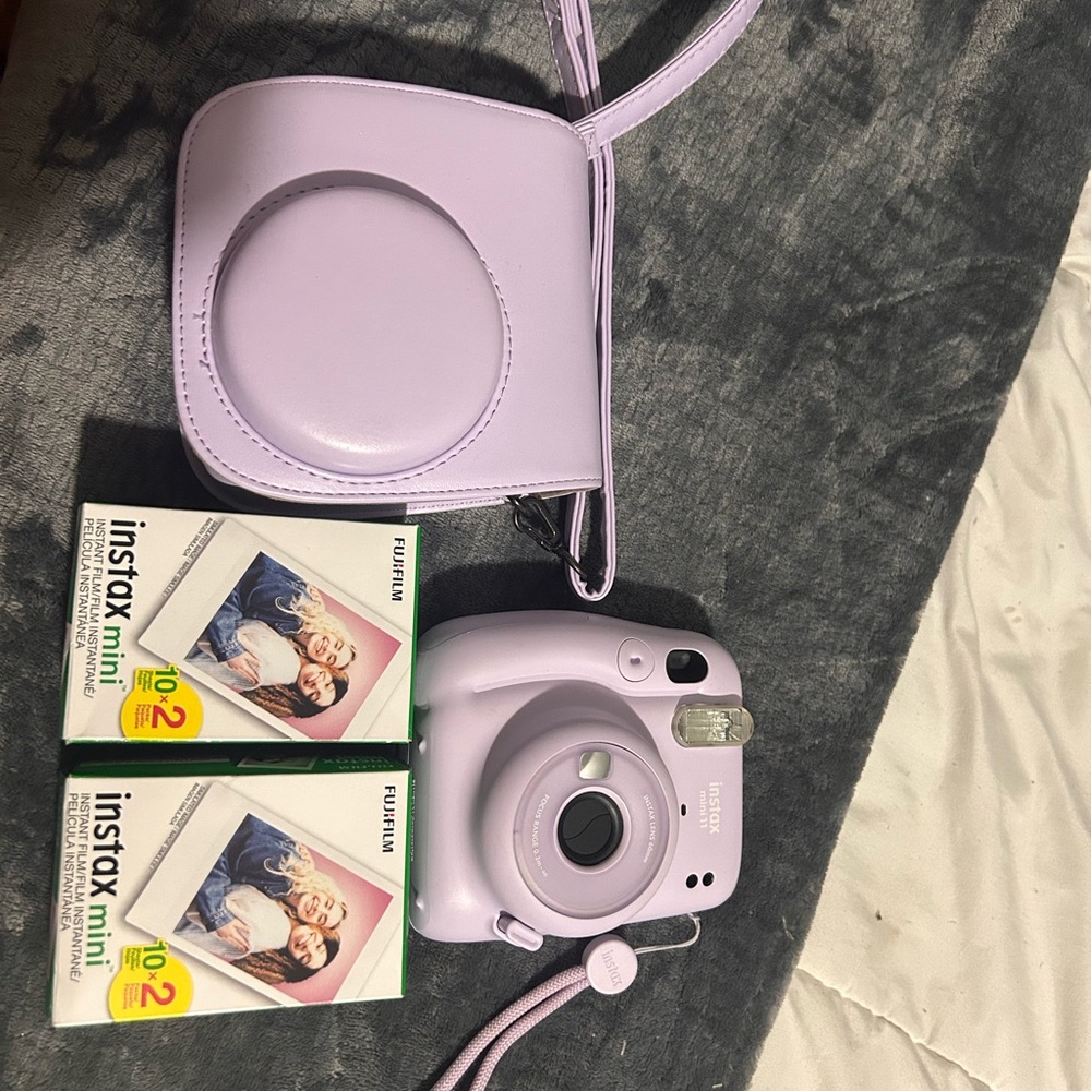 Fujifilm Purple Instant Film Camera for Creative Photography